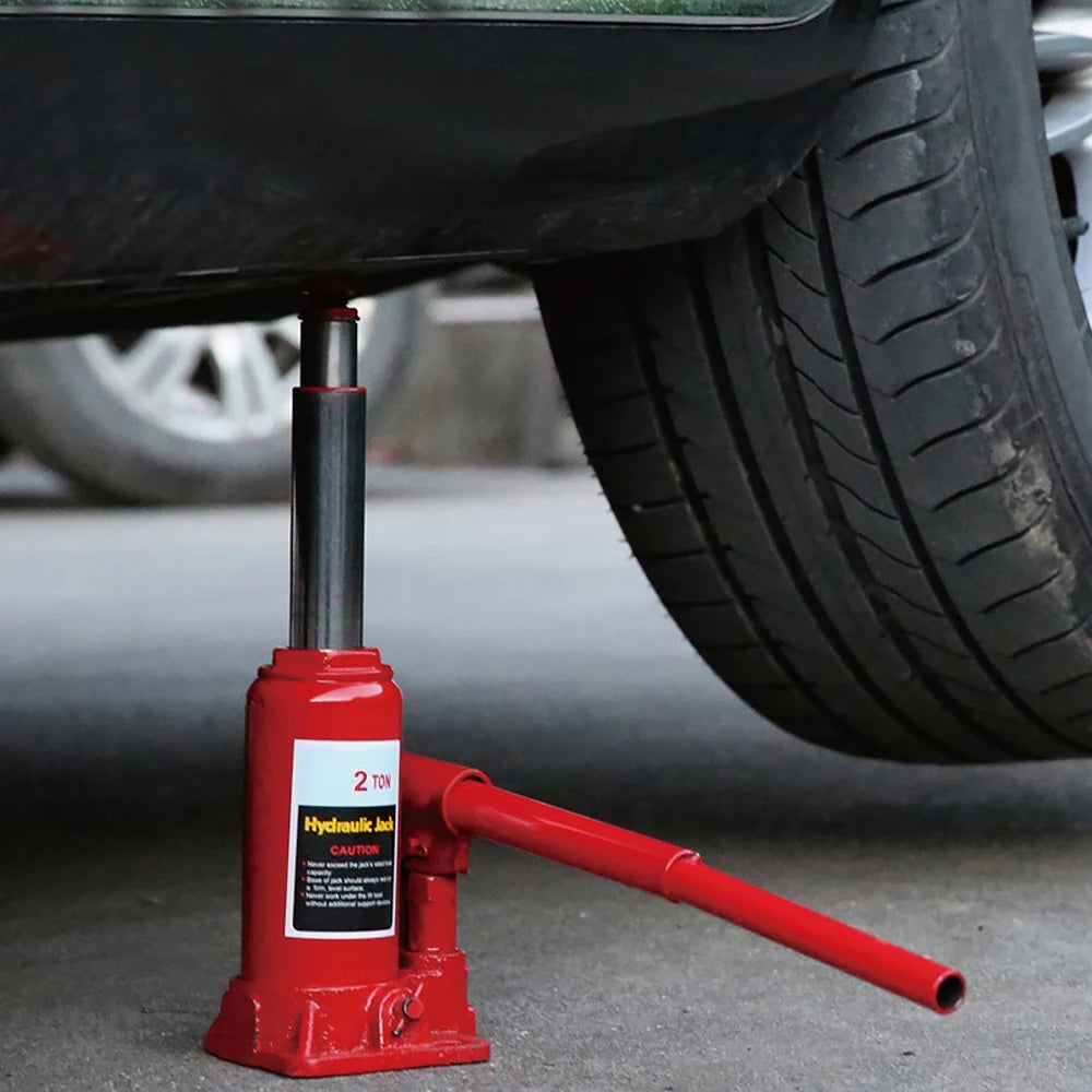 2/5/10/20T Hydraulic Bottle Jack Car Hydraulic Jack Welded Hydraulic Car Bottle Jack for Car Pickup Truck RV Repair Tools
