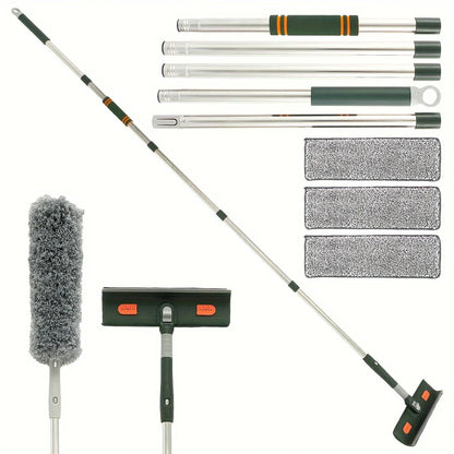 144/206CM extendable splicing rod floor scraper household window cleaning wiper glass scraper window wiper cleaning tools