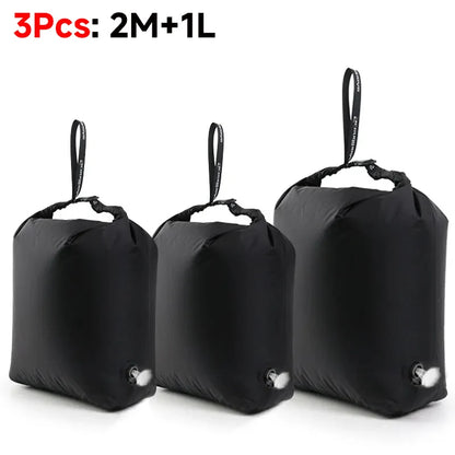 Luggage Vacuum Compression Bag Pump Free Reusable Vacuum Storage Bag 70% Space Save Waterproof Travel Clothes Sealed Packing Bag