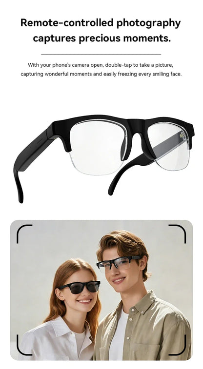 Lenovo 8K HD AI Smart Glasses AI Translation Hands-Free Calling AI Chat Logging Music Playback Smart Sunglasses for Men 2026 New