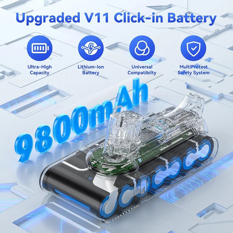 Vacuum Cleaner rechargeable Battery for Dyson V6 V7 V8 V10 V11 V15 Series SV07 DC62 DC58 DC31 Absolute Fluffy