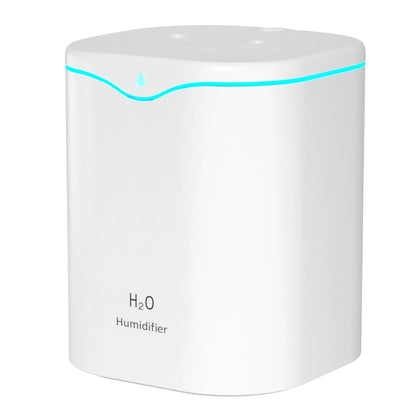 2L Double Spray Humidifiers with LED light Cool Mist Auto Shut-Off Humidifier Portable Desk Humidifiers for Bedroom Home  Room