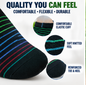 3 Pairs Bamboo Trainer Socks UK 6–11 / EU 39–45 – Soft Breathable Low Cut Ankle Socks for Men, Everyday, Trainers, Walking, Sports & Travel