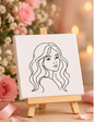 Love You Sister Mini Canvas Set with Wooden Easels – Sister Gift & Keepsake