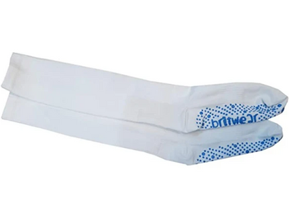 Britwear White Grip Socks UK 4–7 – Non-Slip Sole Everyday Socks | Ladies Sports, Yoga, Pilates, Gym & Home Socks – 1 Pair