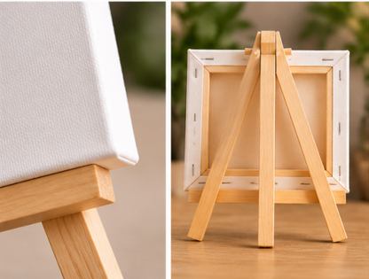 Love You My Son Mini Canvas with Wooden Easel – Son Gift & Keepsake