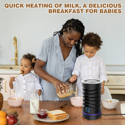 Electric Milk Frother and Steamer Hot Chocolate Machine 400W 4 in 1 Temperature Control 600ml Hot and Cold Milk Foam Maker for L