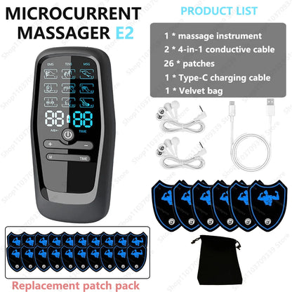Physiotherapy Tens Muscle Stimulator Electric Ems Acupuncture Body Massage Digital Therapy Slimming Machine Electro Stimulator