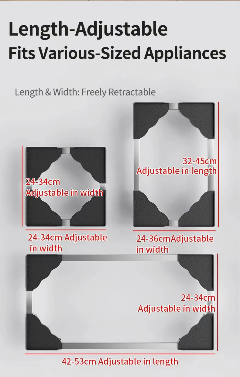 Mobile Extendable Computer Cart Adjustable Stand With Universal Wheels For Office CPU Tower Anti Slip Breathable Design