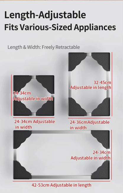 Mobile Extendable Computer Cart Adjustable Stand With Universal Wheels For Office CPU Tower Anti Slip Breathable Design