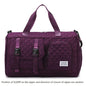Durable Nylon Travel Duffle Bag, Portable Sports Gym Bag for Overnight Trips Shoulder Duffel Training Bag, Spacious Argyle