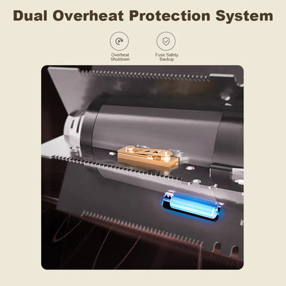 1900W Negative Ion Hair Dryer Low Noise Strong Wind Fast-Drying with Nozzle for Home and Travel Hair Dryer Portable