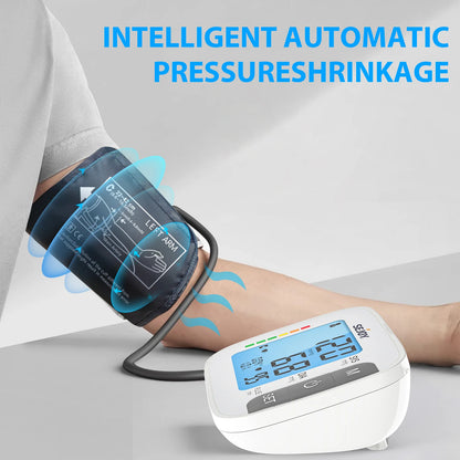 Sejoy DBP Blood Pressure Monitor Upper Arm Automatic BP Cuff Machine with LED Display for Home Use Health Care