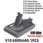Vacuum Cleaner rechargeable Battery for Dyson V6 V7 V8 V10 V11 V15 Series SV07 DC62 DC58 DC31 Absolute Fluffy