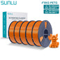 SUNLU PETG 3D Printer Filament 5KG Neatly Wound Good Toughness 1.75mm 3D Filament with Reusable Spool for Most FDM Printer