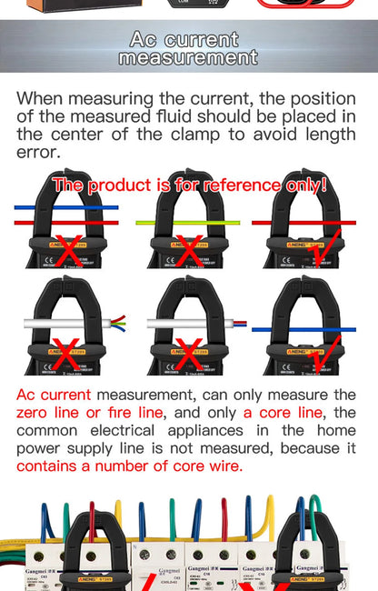 ANENG ST180 AC Current Clamp Meter  Digital 4000 Counts Multimeter Ammeter Voltage Tester Car Amp Hz Capacitance NCV Ohm Tool