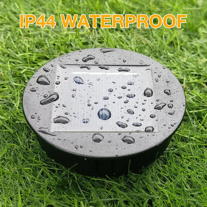 Solar Lights Replacement Top Lid Lights Replacement IP44 Waterproof 1.2 V 600 MAh 7LM with Switch for Outdoor Hanging Lanterns