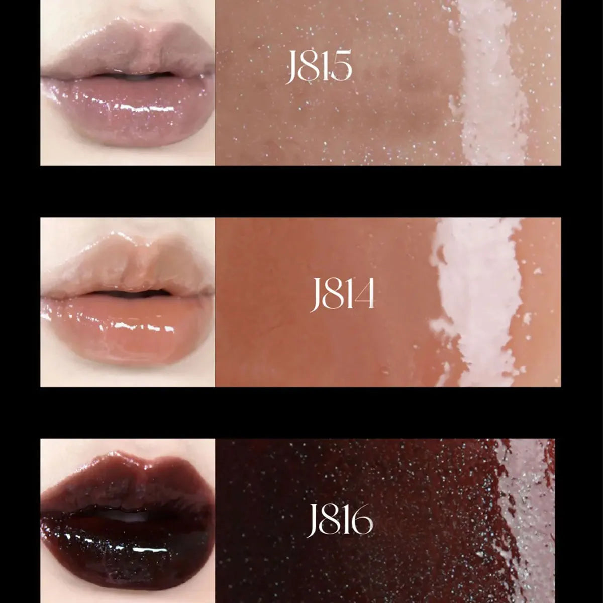 Girlcult Unreal Lip Gloss-4 Shades,Iridescent Glossy Texture,Moisturizing Non-Sticky,Gradient Lips Friendly,Luxury Makeup