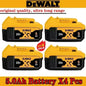 DeWALT 100% Original Battery 20V/60V 6Ah 9Ah MAX FlexVolt for DCB606 DCB205 DCB206 DCB209 DCB182 Power Tool with Charger