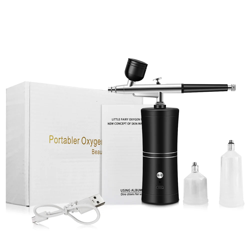 Airbrush Nail with Compressor Cordless Portable Airbrush Nails For Nail Art Cake Painting Craft Sprayer