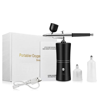 Airbrush Nail with Compressor Cordless Portable Airbrush Nails For Nail Art Cake Painting Craft Sprayer