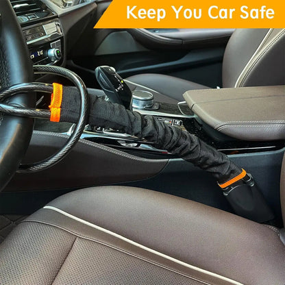 Universal Van Car Heavy Duty Anti Theft Steering Wheel Lock Security Safe + Keys