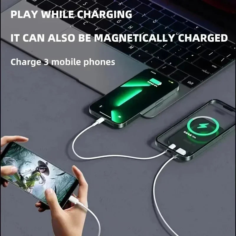 Xiaomi Magnetic Power Bank 100000mAh Wireless Fast Charger For iPhone Samsung Portable Auxiliary Battery Magnetic Powerbank Hold