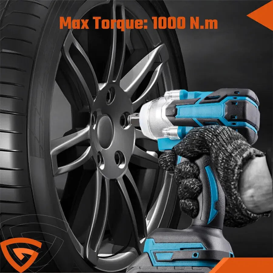 Heavy Duty 1/2" Cordless Electric Impact Wrench Impact Drill Gun Ratchet Driver