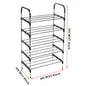 5/6 layer simple shoe rack entrance door storage rack household shoe rack stackable space saving shoe rack