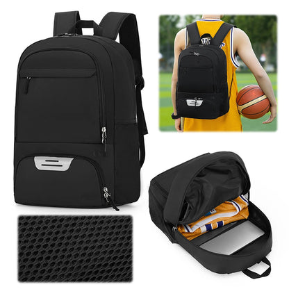 Basketball Backpack Large Sports Bag with Shoe Compartment Gym Bag Multi-pockets Laptop Backpack for Soccer Volleyball