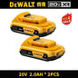 100% Original DeWalt 20V 6Ah 5Ah Battery Power Tool Replacement for DeWalt DCB206 DCB205 DCB202 DCB200 18V 20V Power Tool