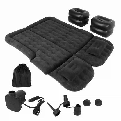 Car Air Mattress Vehicle Inflatable Thickened Travel Bed Comfortable and Sturdy Sleeping Pad Camping Accessory Car Supplies