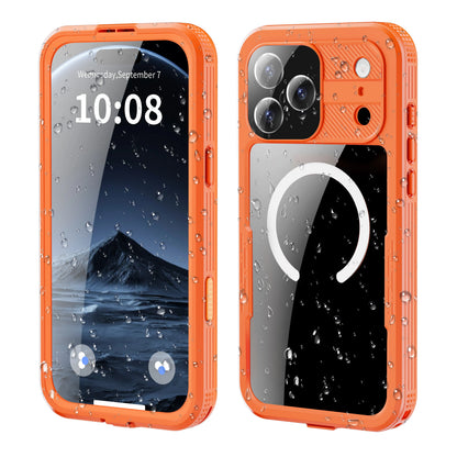 Shellbox IP68 Magnetic Waterproof Phone Case for Swimming & Diving - Compatible with iPhone 17/17AIR/17Pro/17Promax