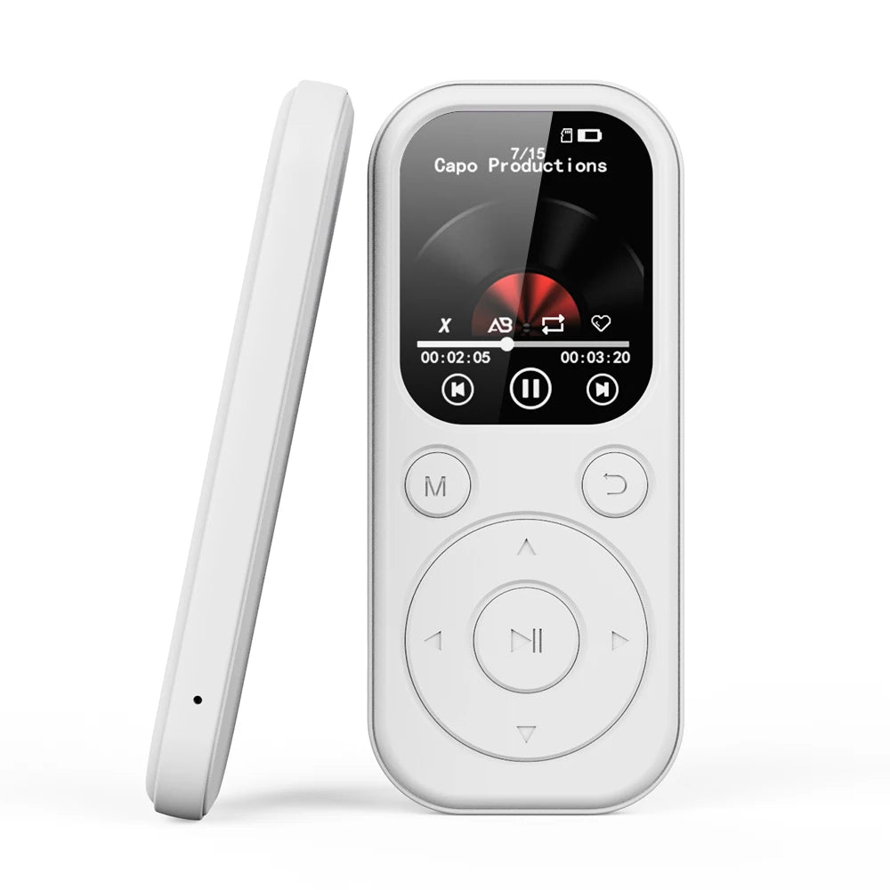 2026 New 1.8 inch Slim MP3 Player Bluetooth 5.4 — Portable Walkman, Compatible eBook Recording FM Radio Music Player
