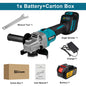 Gisam 125mm M14 Brushless Angle Grinder 7 Gears Cordless Grinding Machine Cutting Woodworking Power Tools For Makita 18V Battery