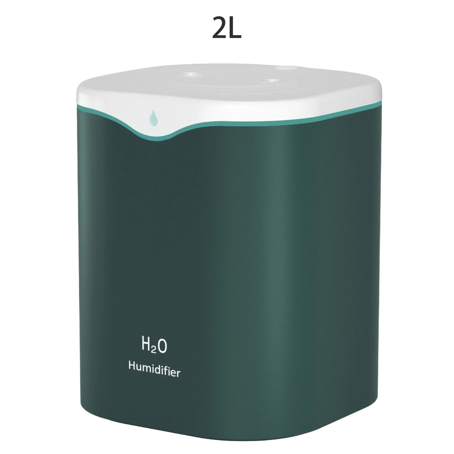 2L Double Spray Humidifiers with LED light Cool Mist Auto Shut-Off Humidifier Portable Desk Humidifiers for Bedroom Home  Room