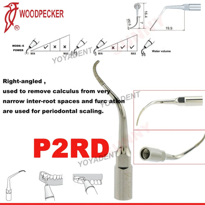 Woodpecker Dental Scaler Tips Ultrasonic Tooth Cleaning Machine Cutter Head Endo Perio Scaling Tips Fit EMS UDS Scaler Handpiece