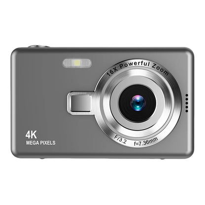 4K HD 1080P Digital Camera 96MP Portable Vlogging Camera 16X Zoom Camcorder Camera 2.4 Inch IPS Screen for Photography and Video