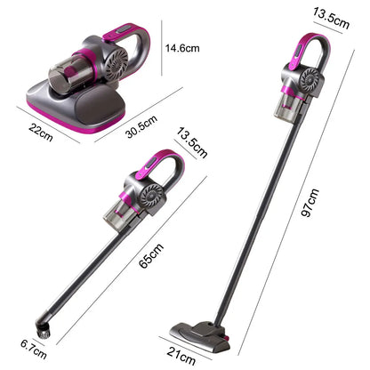 Cordless Vacuum Cleaner Rechargeable Strong Suction Vacuum Cleaner Self-Standing Vacuum Cleaners for Office Sofa Hardwood Floor