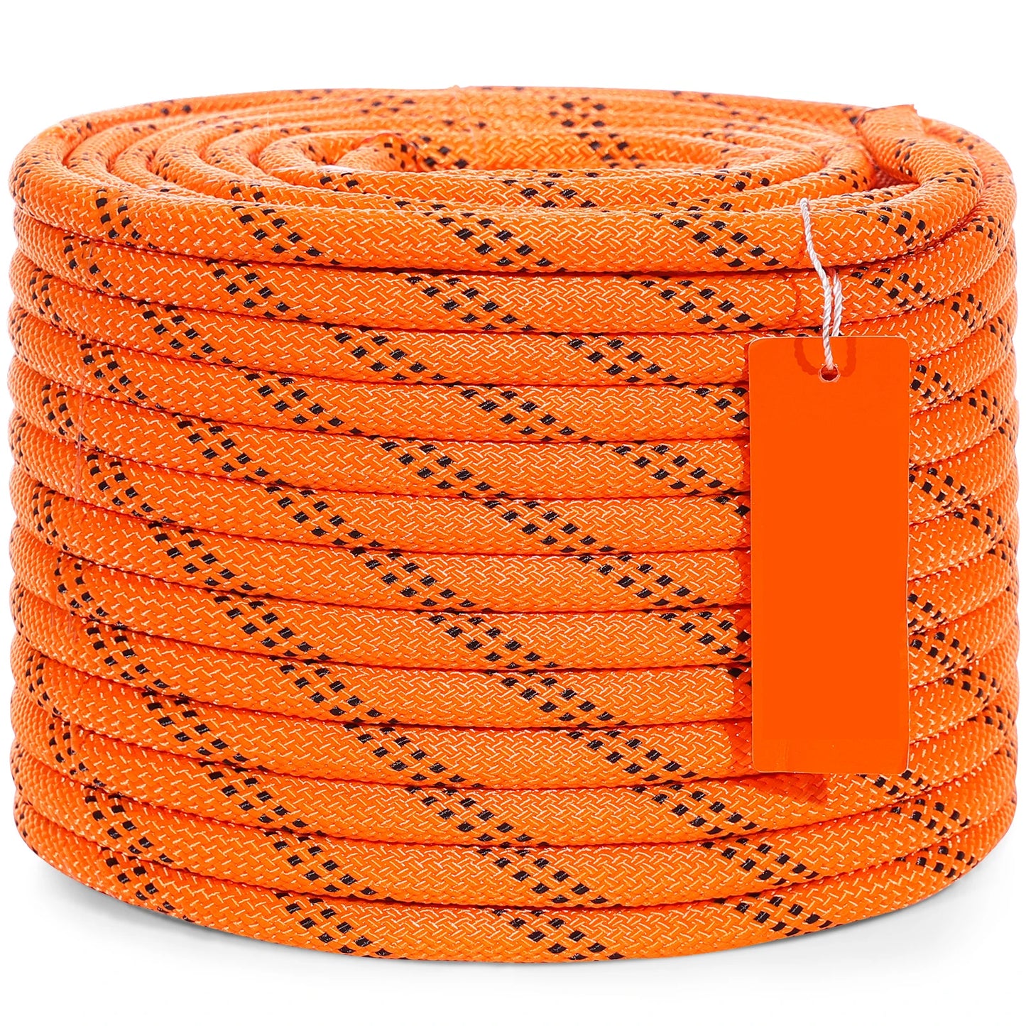 SucceBuy 120ft Dual-Weave Polyester Cord 3/8 1/2in 48-Strand Multi-Use Rope for Arborist Activities Outdoor Adventures Versatile