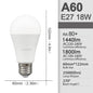 10pcs/lot LED bulb E27 AC 110V 220V 3W 8W 9W 12W 15W 18W 20W 24W LED A60 G45 lamp Saving Cold Warm White Bulbs for Home Light
