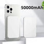 50000mAh Wireless Magnetic Power Bank PD 22.5W Fast Charging Portable External Spare Battery Pack for Magsafe For iPhone Samsung