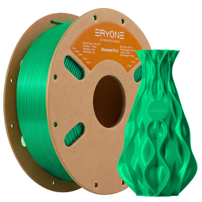 ERYONE 1/5/10KG Standard PLA Premium Filament 1.75mm 3D Print, Multicolor Available,big sale 1kg pla filament,1kg/spool