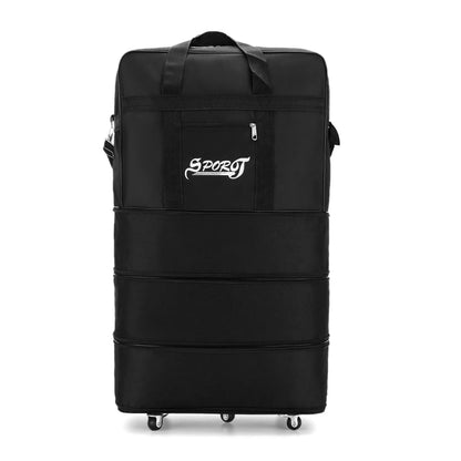 Expandable Foldable Suitcase Collapsible Rolling Travel Luggage Bag for Men Women