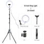 26cm 10inch Led Selfie Ring Light Round Ring Lamp with Phone Holder Photography Fill Lighting with Tripod for Youtube Live Video