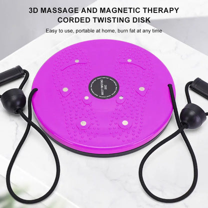 Magnet Foot Board with Pull Rope Torsion Body Dance Plate Multifunction Weight Loss Aerobic Exercise Tool