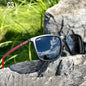KDEAM 6.18 inch Frame Width Extra Large Size Polarized Sunglasses For Men Women Photochromic Sun Glasses Oversized With Case