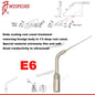 Woodpecker Dental Scaler Tips Ultrasonic Tooth Cleaning Machine Cutter Head Endo Perio Scaling Tips Fit EMS UDS Scaler Handpiece