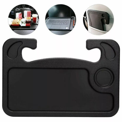 Car Steering Wheel Tray Laptop Table Mount Desk Eating Food Stand Drink Holder