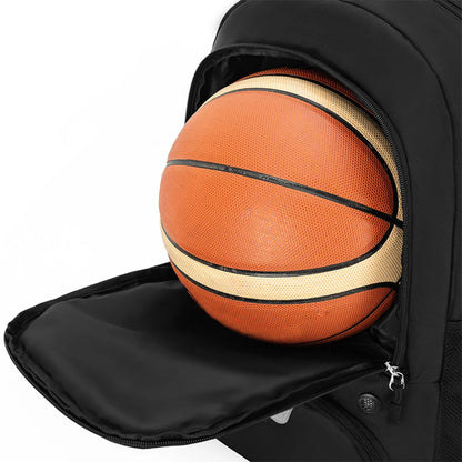 Basketball Backpack Large Sports Bag with Shoe Compartment Gym Bag Multi-pockets Laptop Backpack for Soccer Volleyball